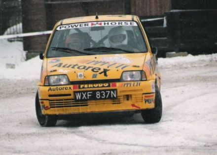Jacek Sikora i Marek Kaczmarek - Fiat Cinquecento Sporting.